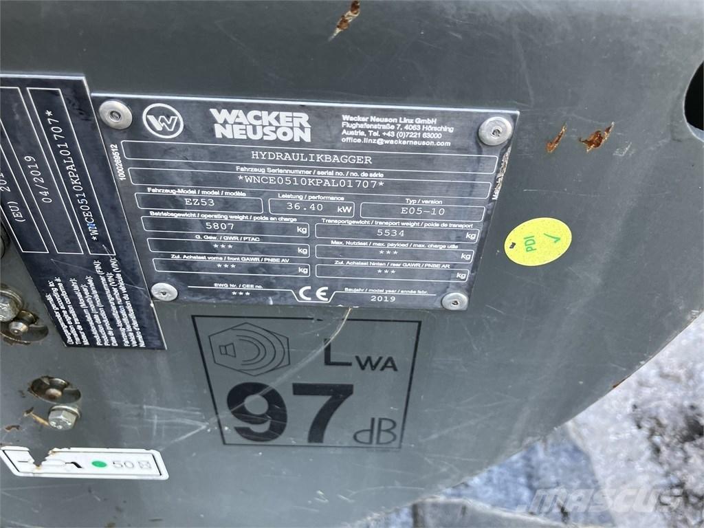 Wacker Neuson EZ 53 小型挖掘机