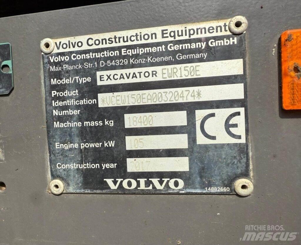 Volvo EWR150E 轮式挖掘机