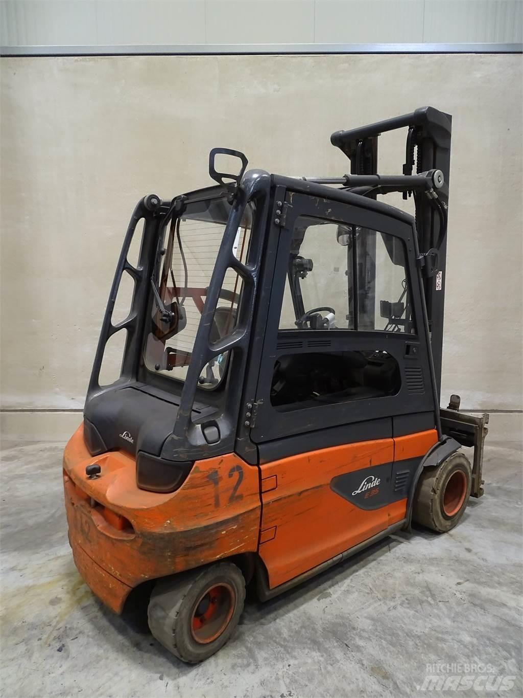 Linde E35L-01 电动叉车