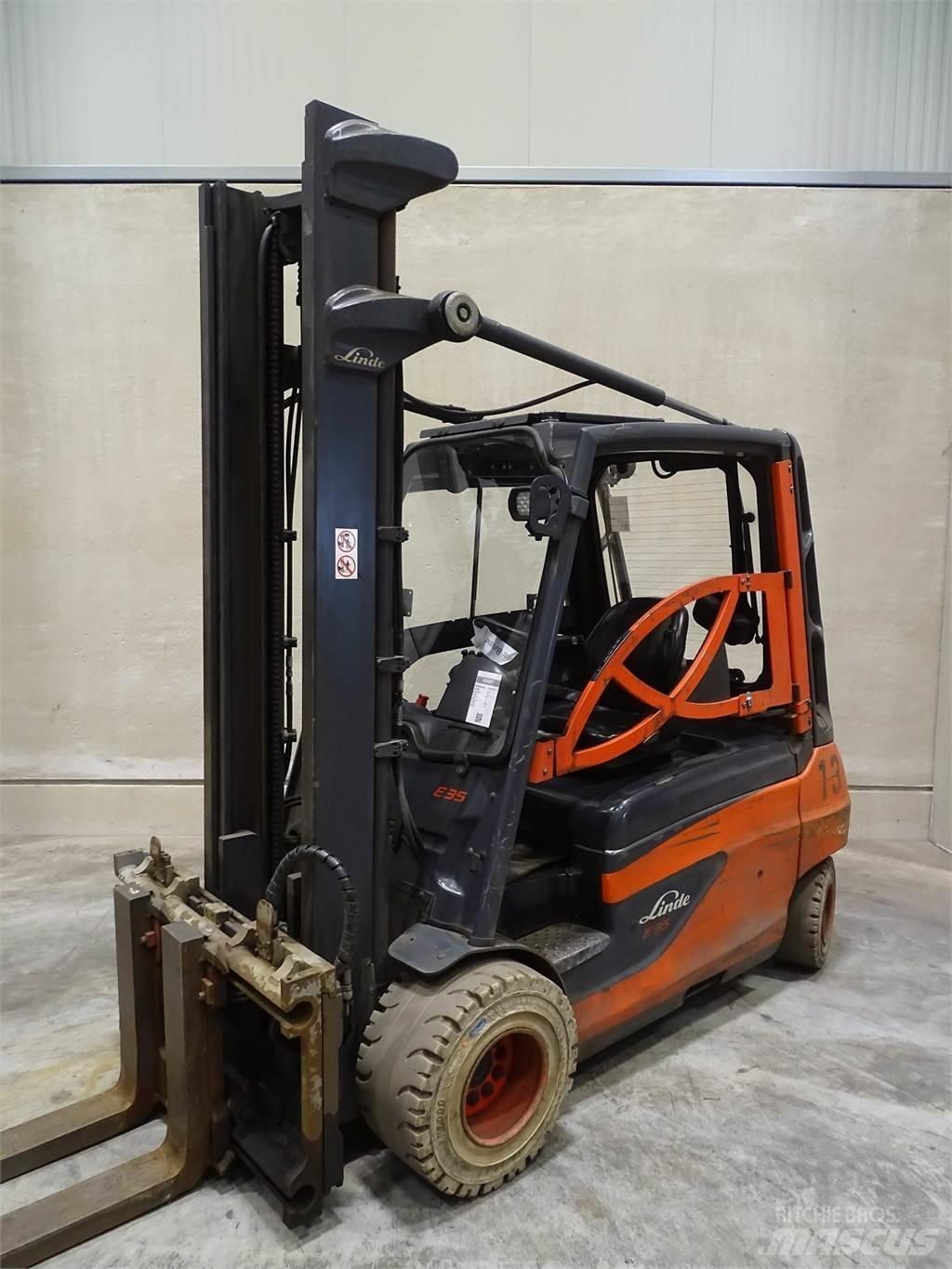 Linde E35L-01 电动叉车