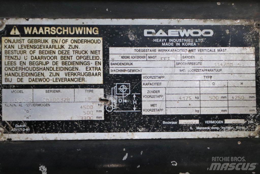 Daewoo G45SC-2 天然气叉车