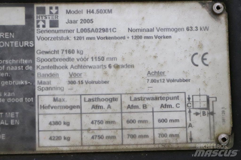 Hyster H4.5XM 天然气叉车