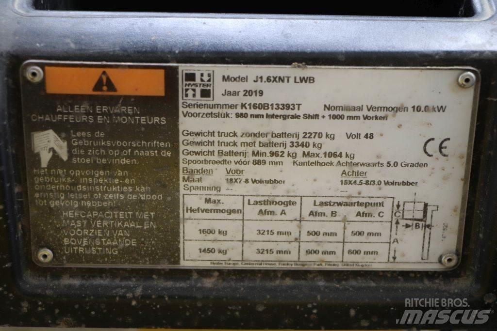 Hyster J1.6XNT 电动叉车