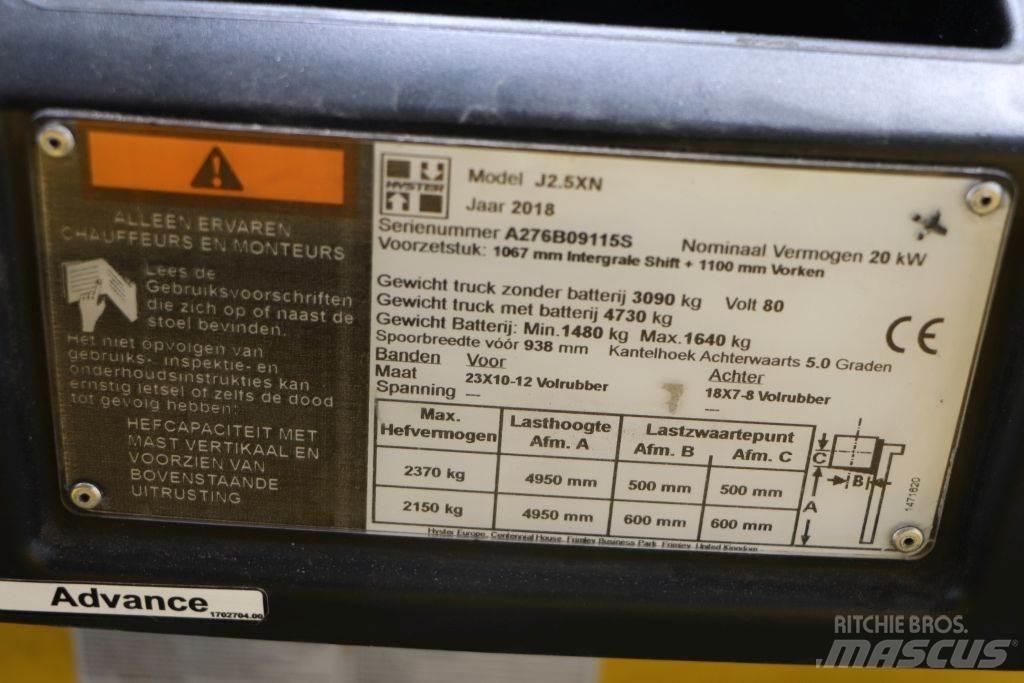 Hyster J2.5XN 电动叉车