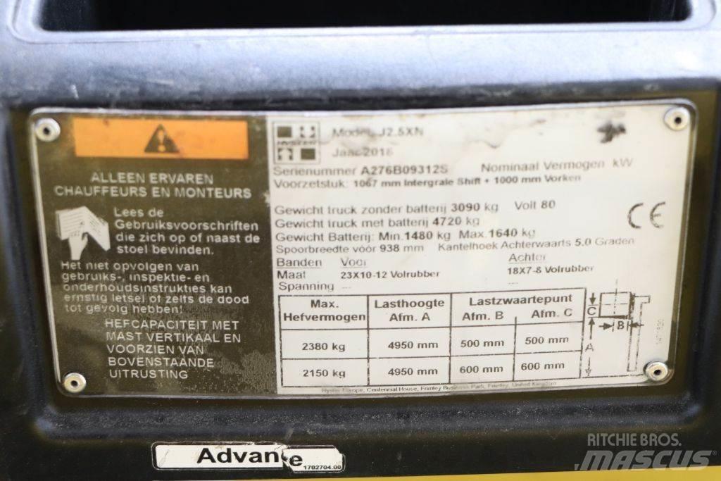 Hyster J2.5XN 电动叉车
