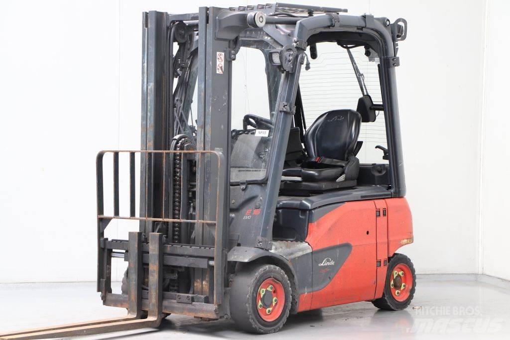 Linde E16P-02 电动叉车