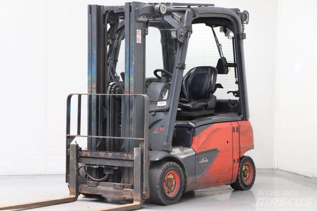Linde E16P-02 电动叉车