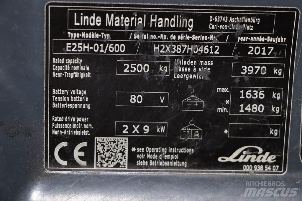 Linde E25H-01/600 电动叉车