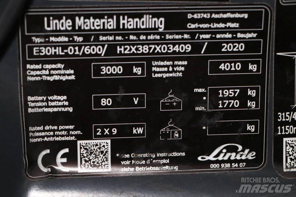 Linde E30HL-01/600 电动叉车