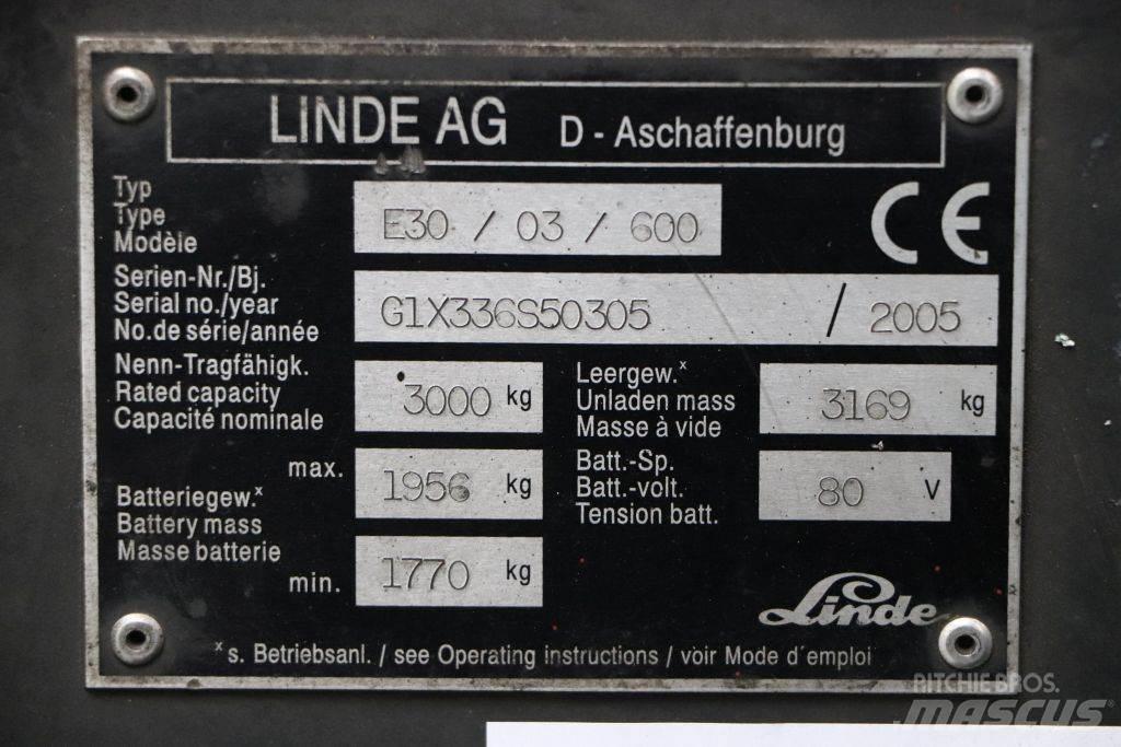 Linde E30S-03/600 电动叉车