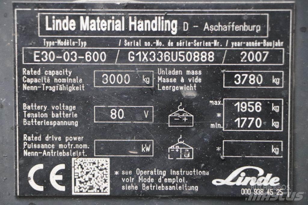 Linde E30S-03/600 电动叉车