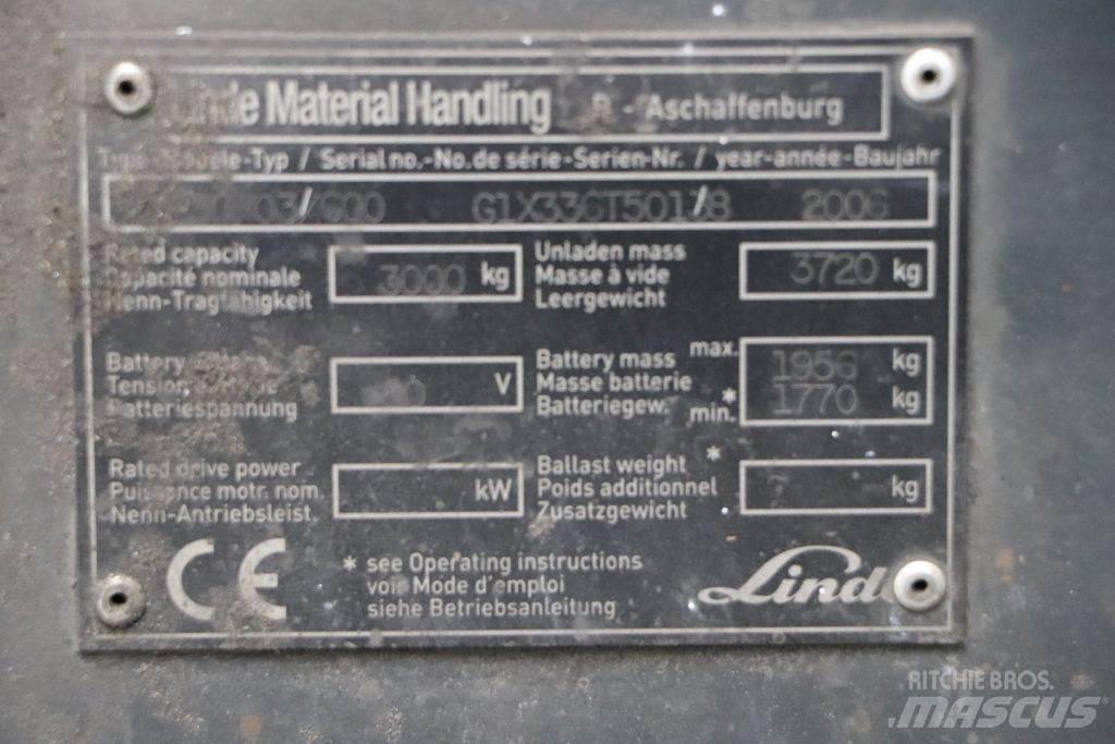 Linde E30S-03/600 电动叉车