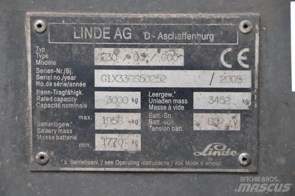 Linde E30S-03/600 电动叉车