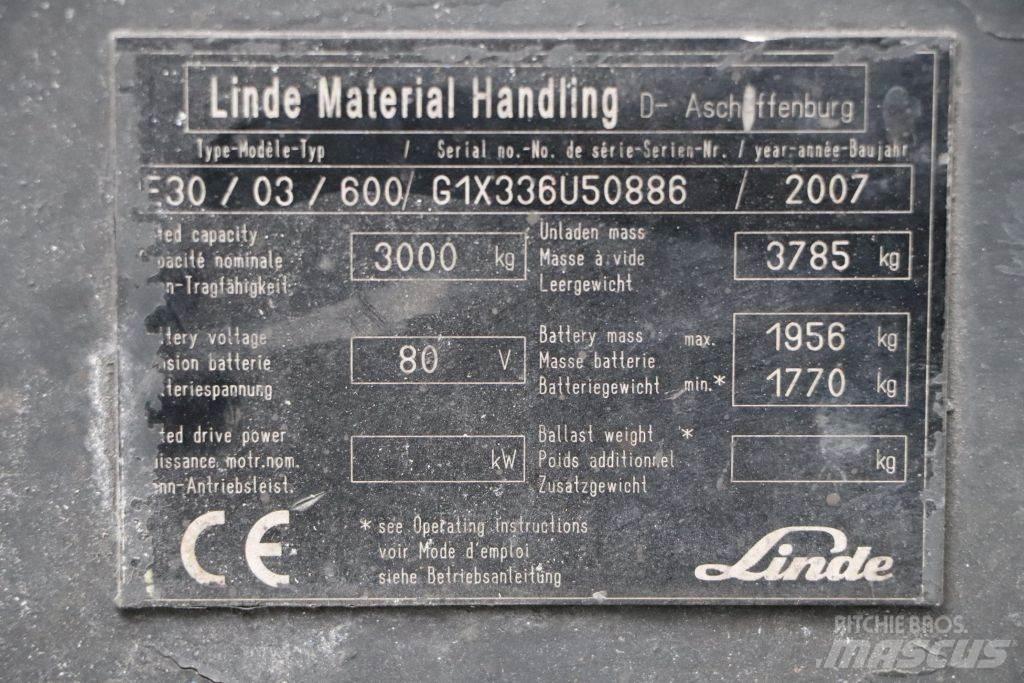 Linde E30S-03/600 电动叉车
