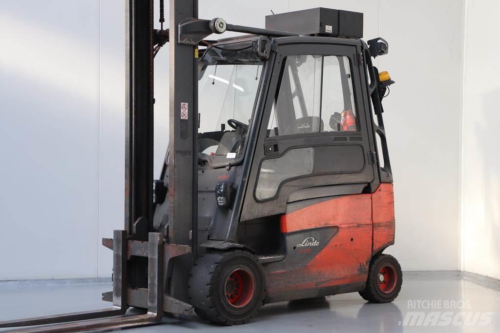 Linde E35HL-01 电动叉车