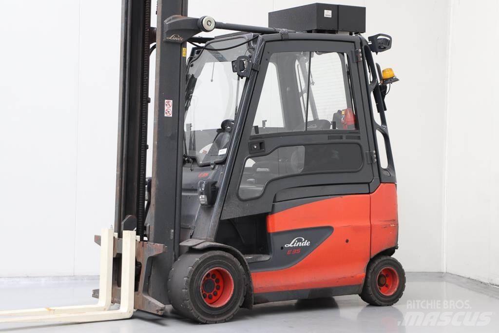 Linde E35HL-01 电动叉车