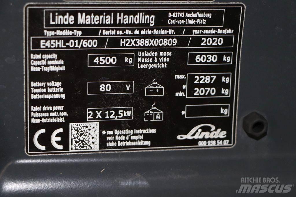 Linde E45HL-01/600 电动叉车