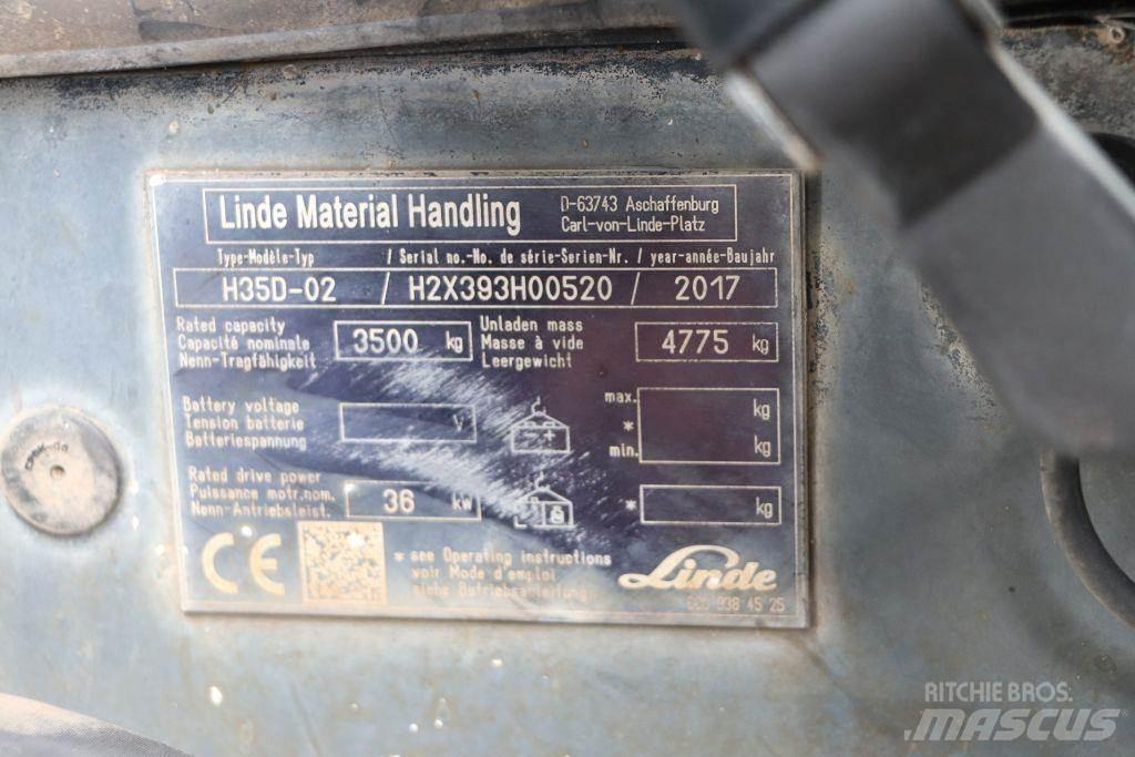 Linde H35D-02 柴油叉车
