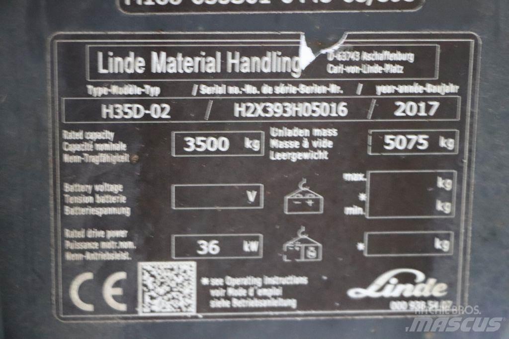 Linde H35D-02 柴油叉车