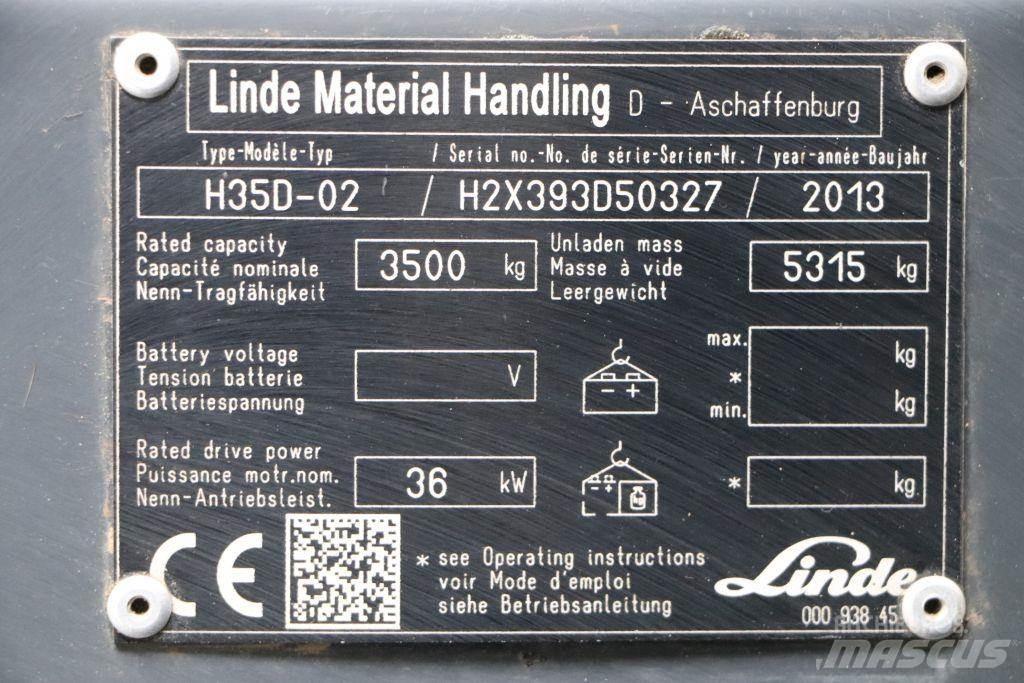Linde H35D-02 柴油叉车