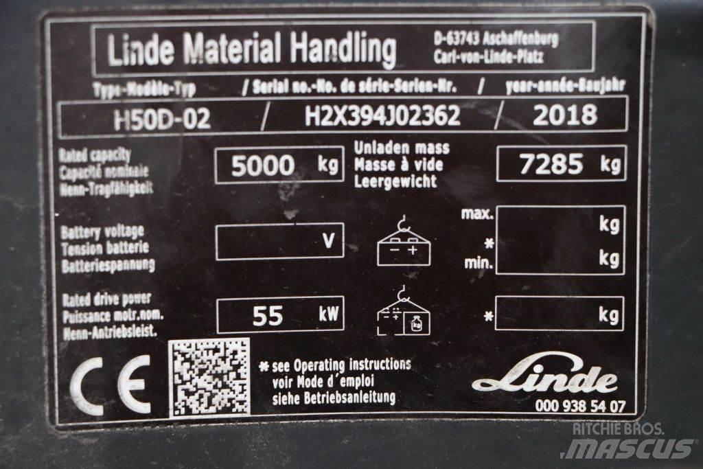 Linde H50D-02 柴油叉车