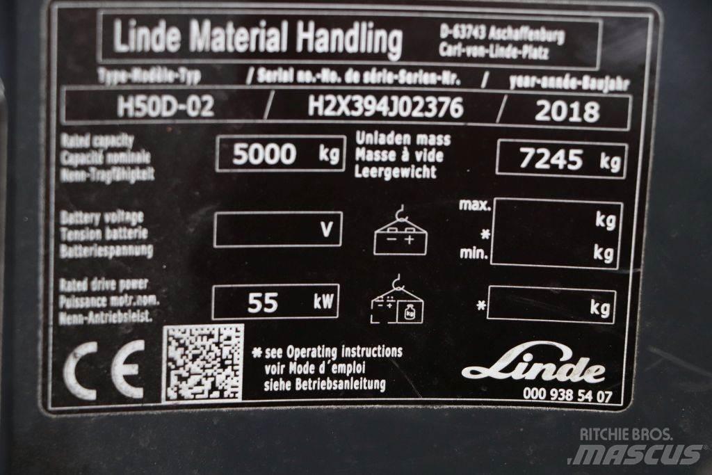 Linde H50D-02 柴油叉车