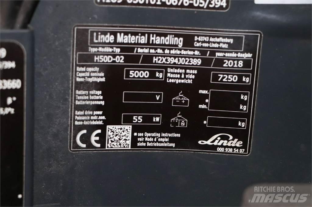Linde H50D-02 柴油叉车
