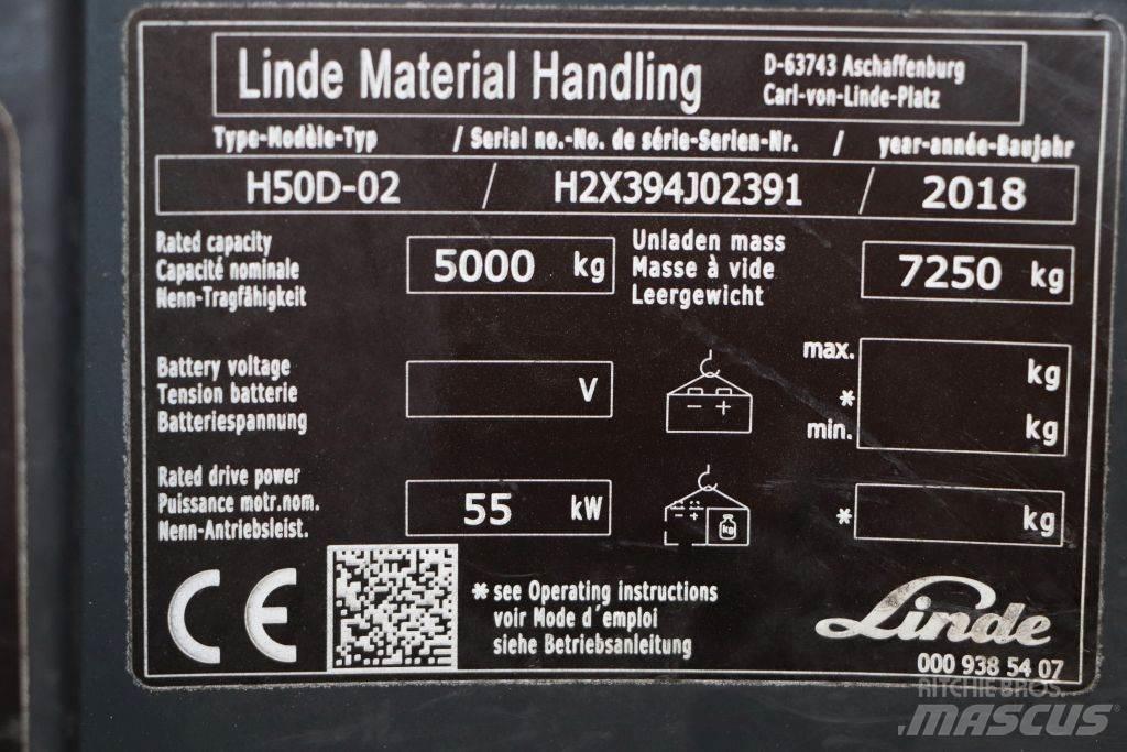 Linde H50D-02 柴油叉车