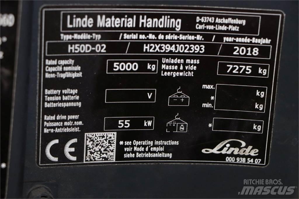Linde H50D-02 柴油叉车