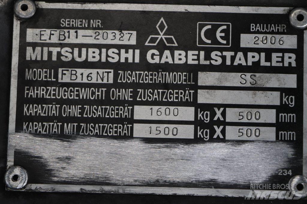 Mitsubishi FB16NT 电动叉车