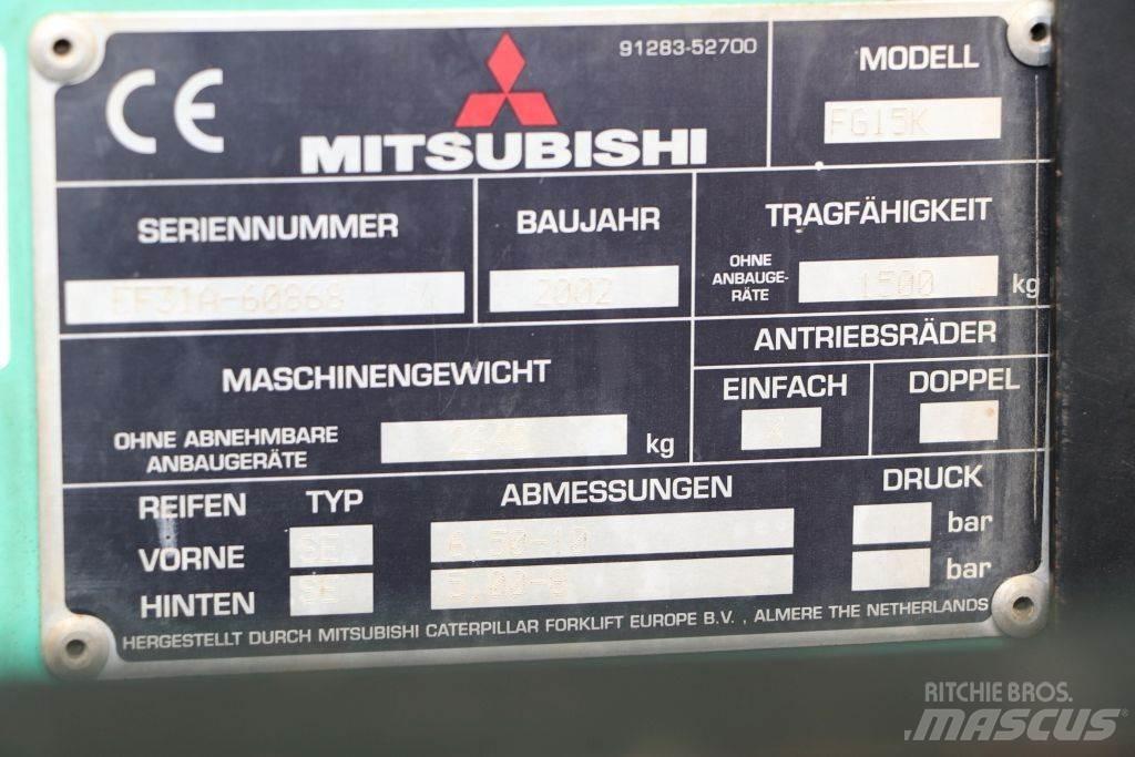 Mitsubishi FG15K 天然气叉车
