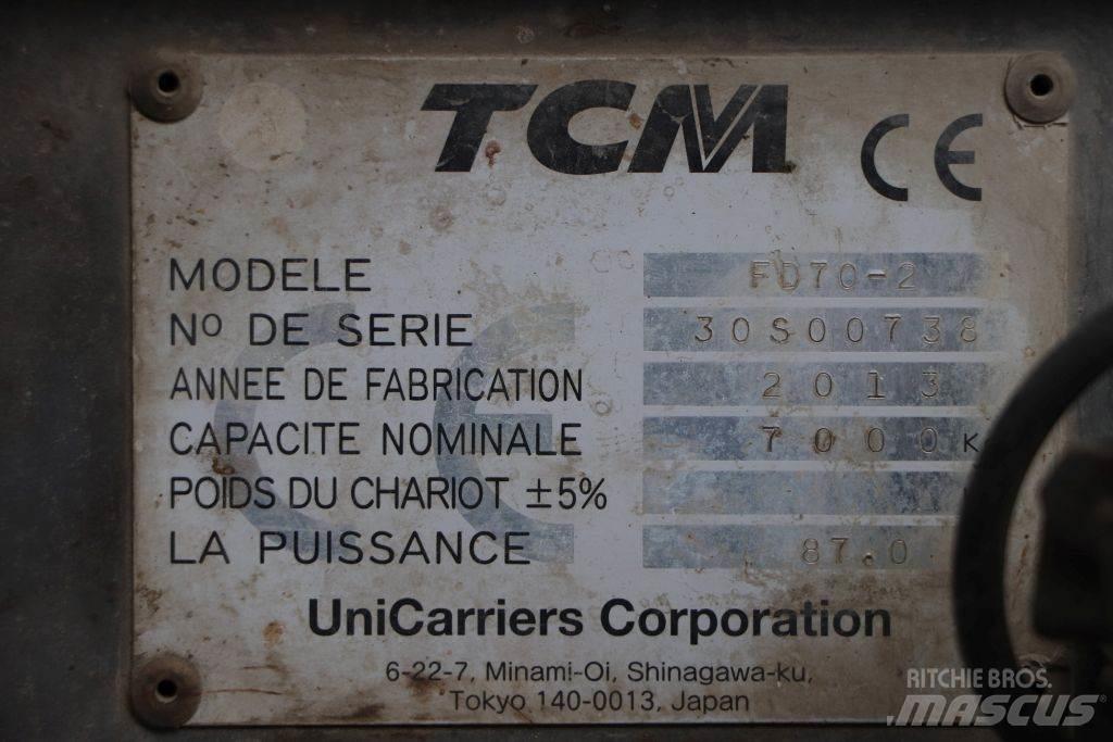 TCM FD70-2 柴油叉车