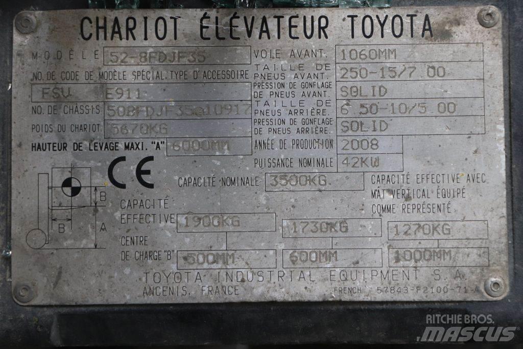 Toyota 52-8FDJF35 柴油叉车