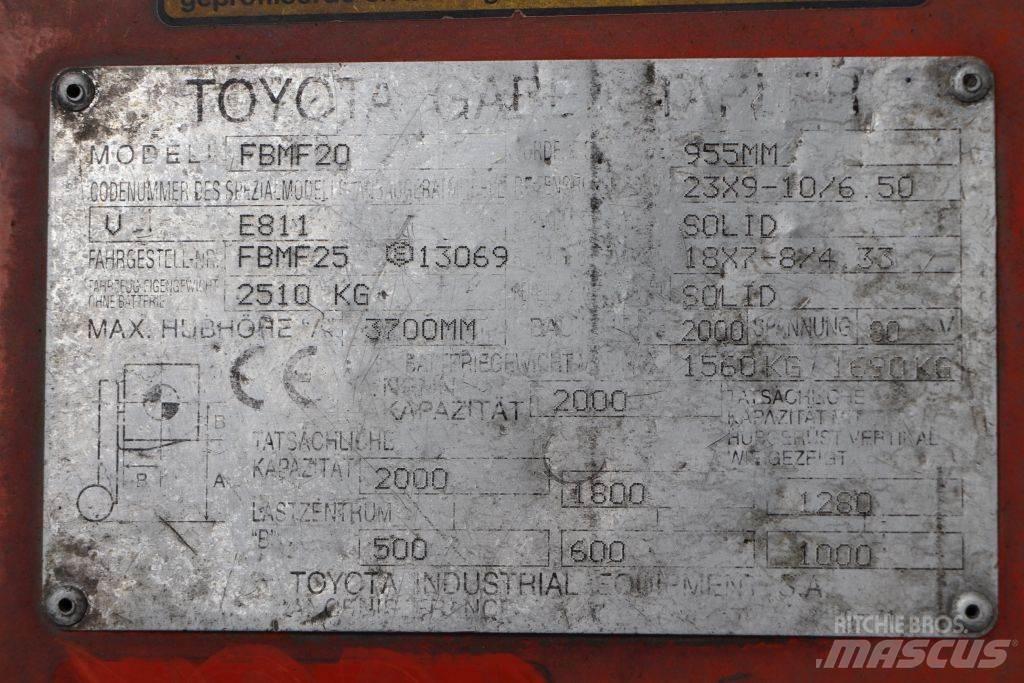 Toyota FBMF20 电动叉车