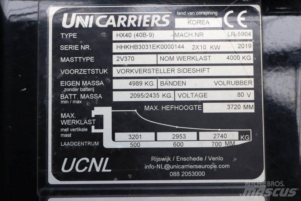 UniCarriers 40B-9 电动叉车