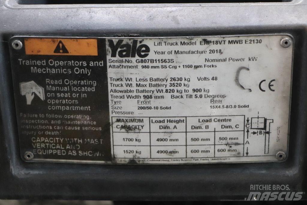Yale ERP18VT 电动叉车