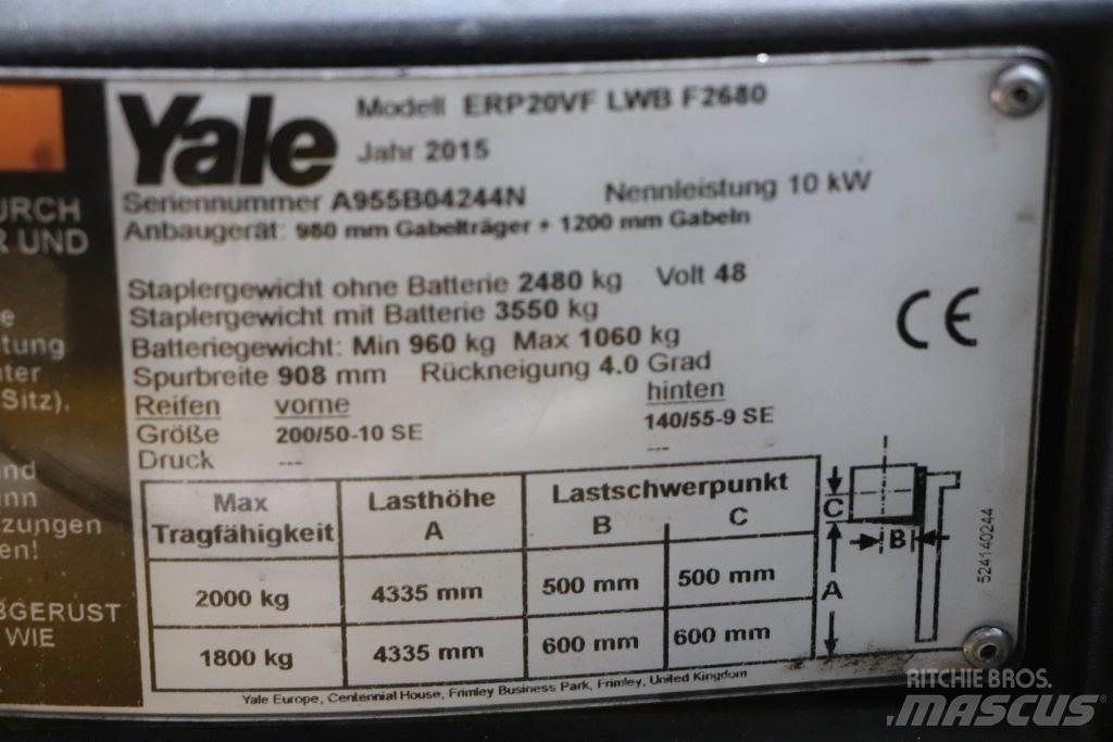 Yale ERP20VF 电动叉车