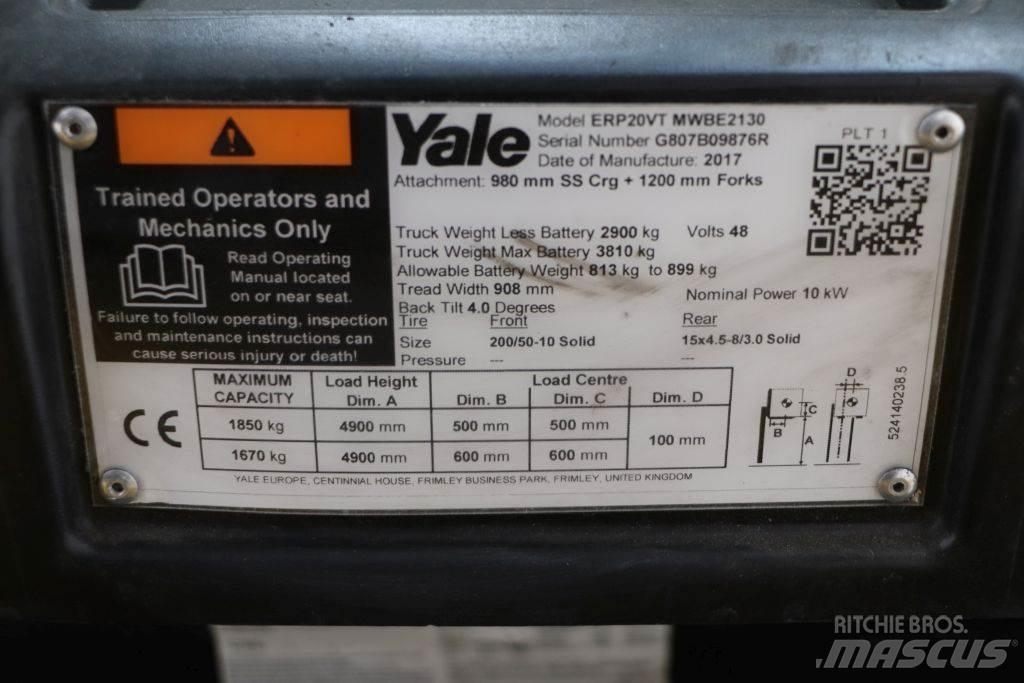 Yale ERP20VT 电动叉车