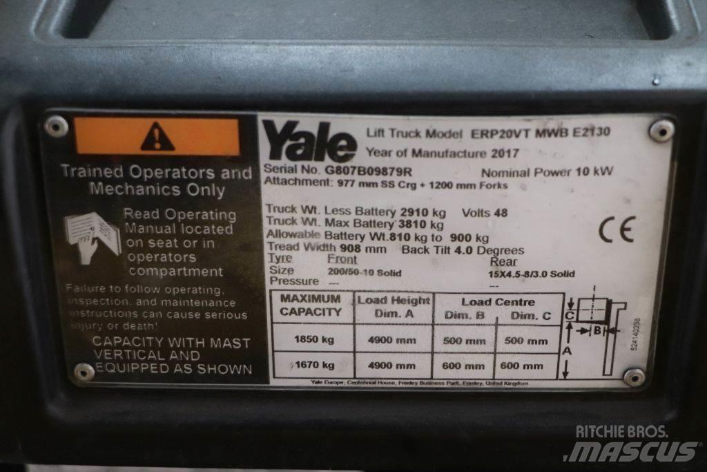 Yale ERP20VT 电动叉车