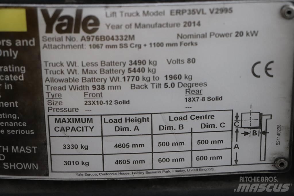 Yale ERP35VL 电动叉车