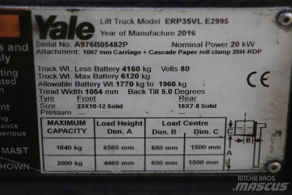 Yale ERP35VL 电动叉车