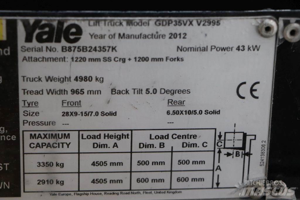 Yale GDP35VX 柴油叉车