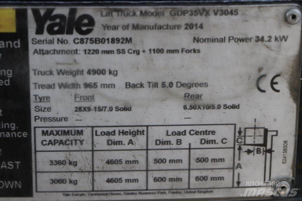 Yale GDP35VX 柴油叉车