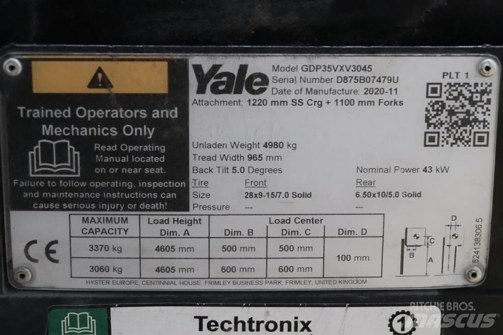 Yale GDP35VX 柴油叉车