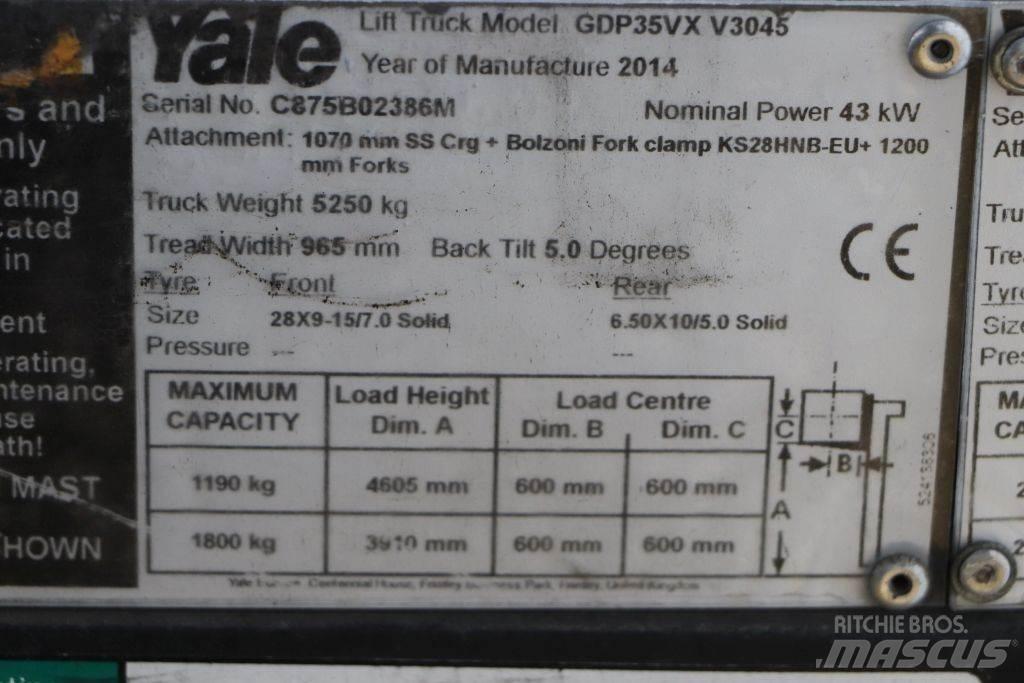 Yale GDP35VX 柴油叉车