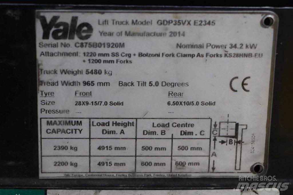 Yale GDP35VX 柴油叉车