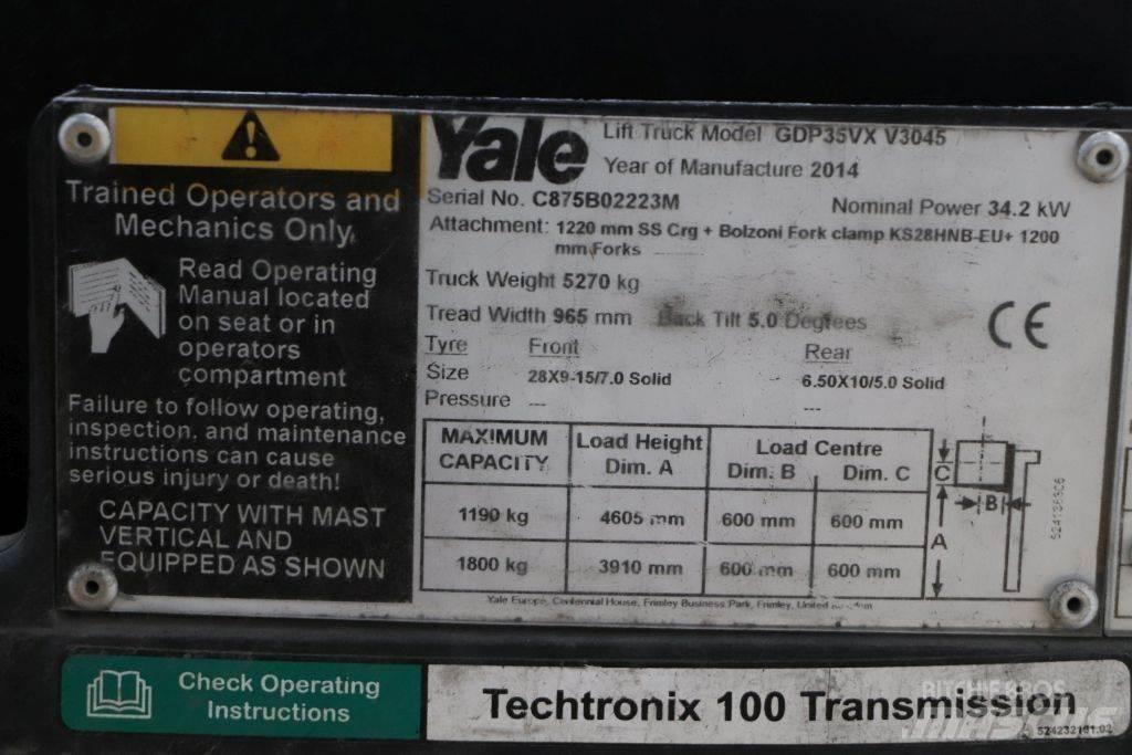 Yale GDP35VX 柴油叉车