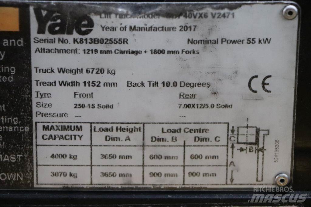 Yale GDP40VX6 柴油叉车