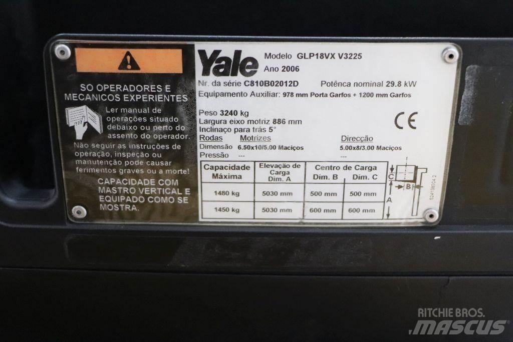 Yale GLP18VX 天然气叉车