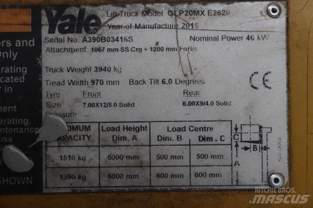 Yale GLP20MX 天然气叉车